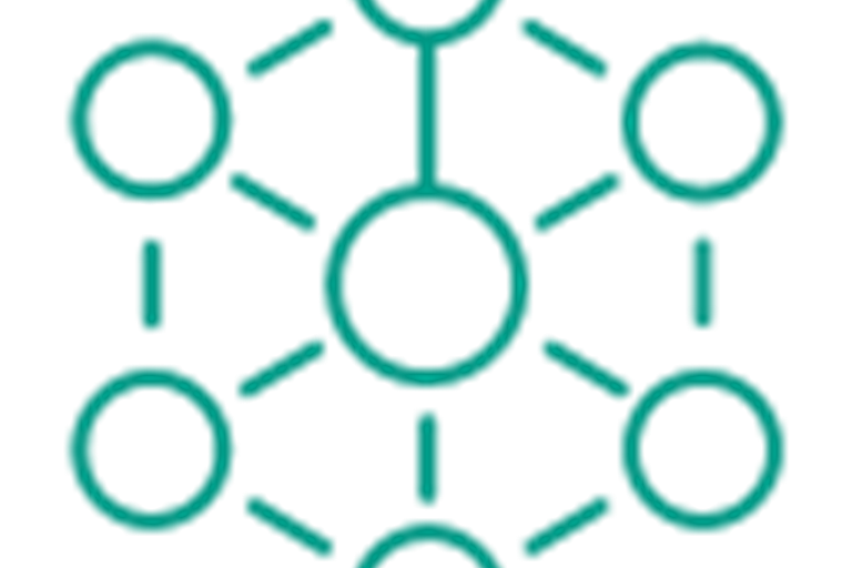 Green icons showing 7 inter-connected circles.