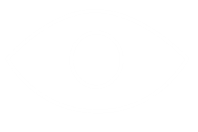 White icon representing an eye. 