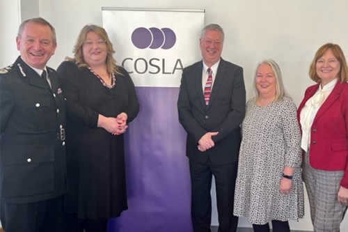 Chief Constable, SPA Chair and SPA CE join with COSLA Representatives