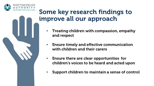Graphic summarising key research findings