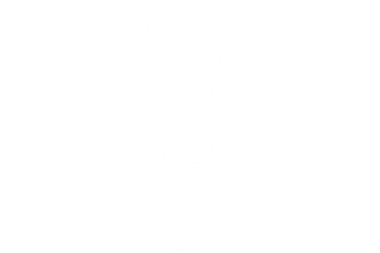 White icon representing an exclamation mark.